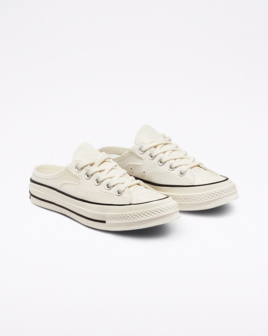 Women's Converse Chuck 70 Mule Low Top Shoes Beige / Black | AU 961C8G